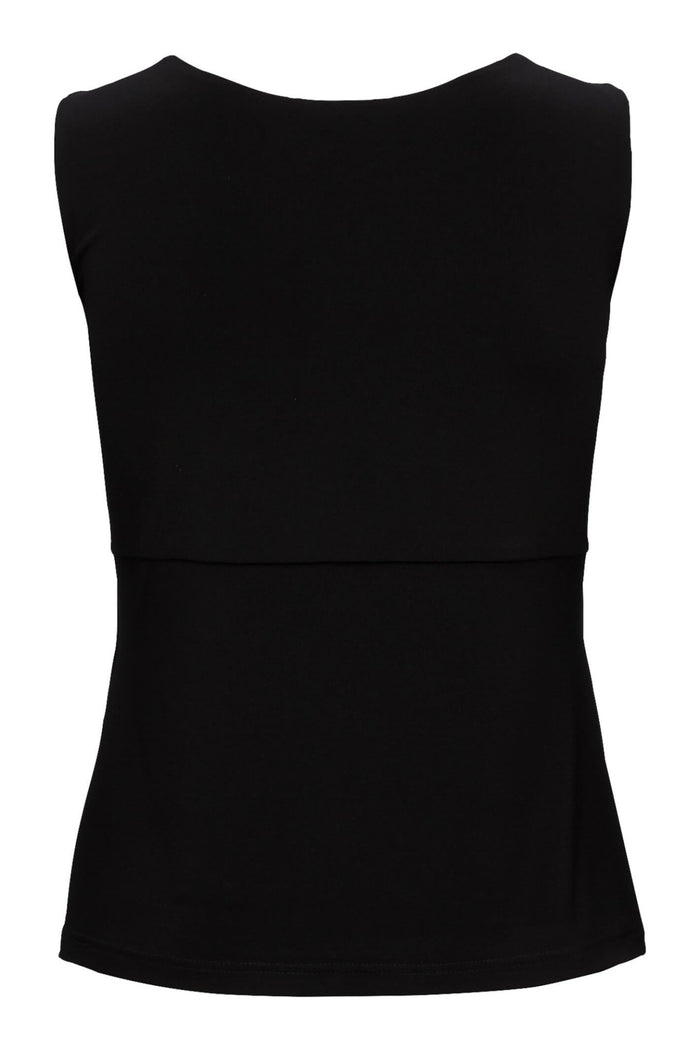 Tia  74135-7093 9000 Black Sleeveless Top - Dotique