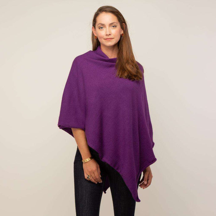 Tilley Poncho - Purple - Dotique - Tilly and Grace