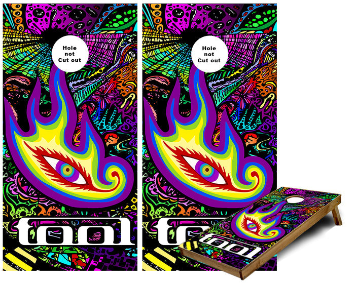 Tool Band Cornhole Wraps