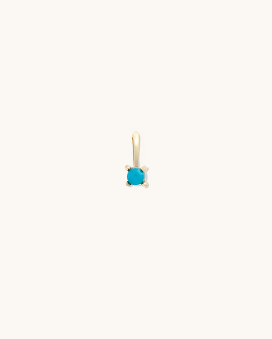 Turquoise Birthstone Charm