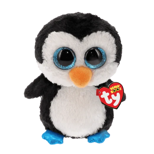 Ty Beanie Boos 8 Inch Waddles the Penguin Plush Toy