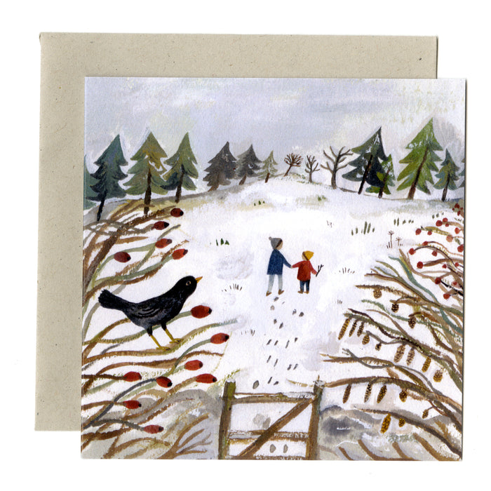 Winter Fields card