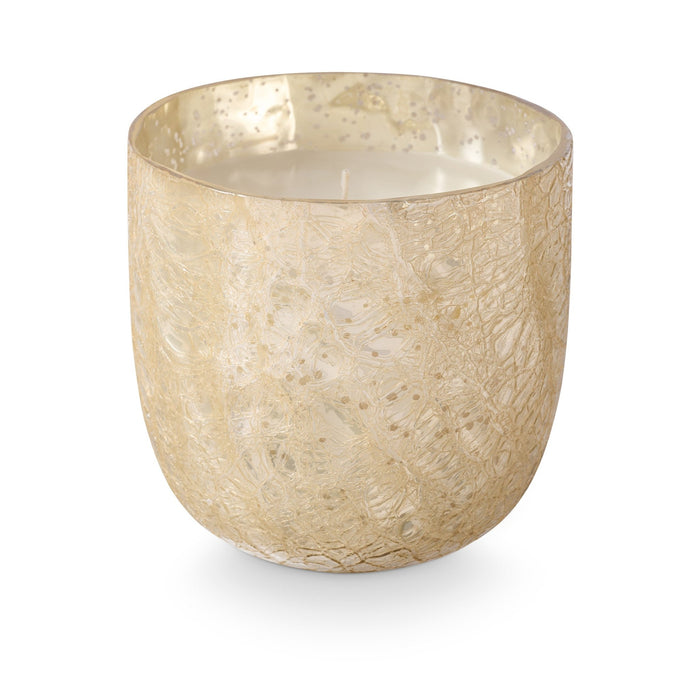 Winter White Large Boxed Crackle Glass Candle - Illume Candles - 46284333000
