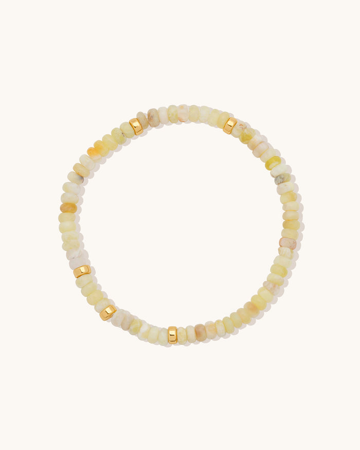 Yellow Opal Gemstone Bracelet