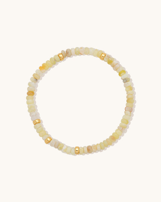 Yellow Opal Gemstone Bracelet