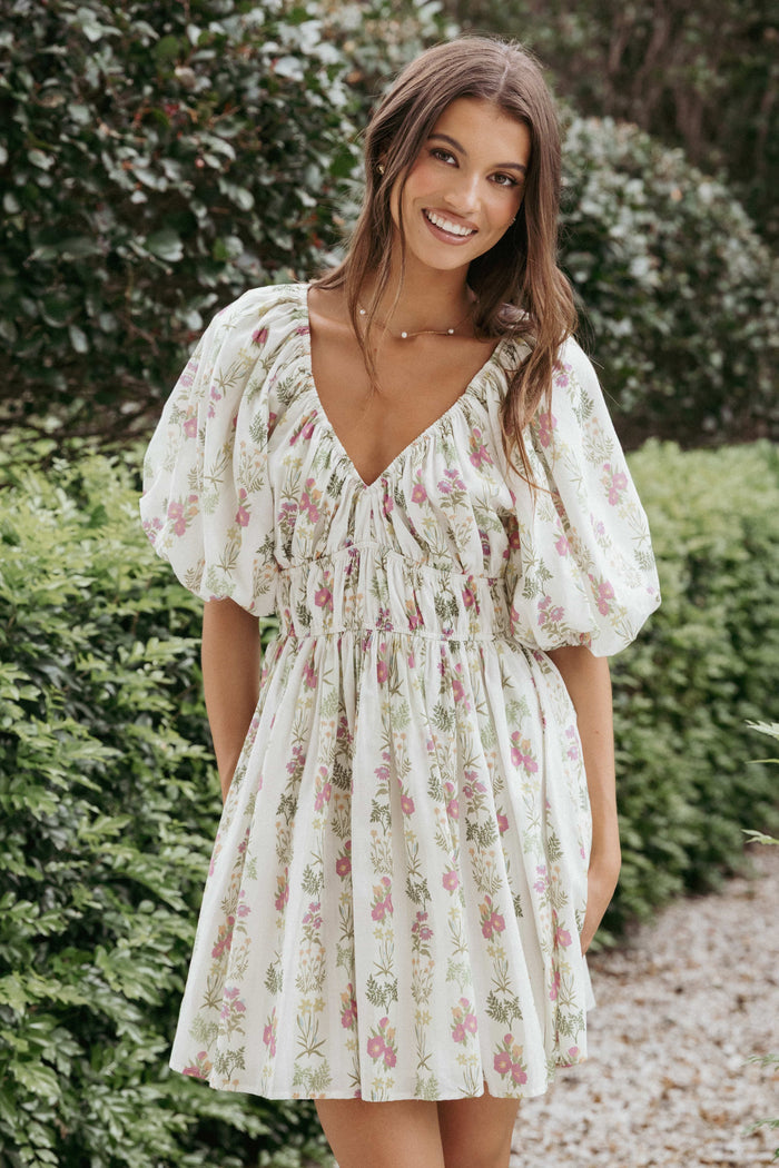 Petal and Pup USA DRESSES Zadie Mini Dress - Light Green