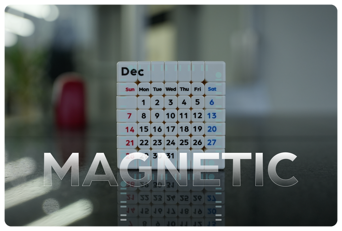 ZCube + Tribox Calendar 7x7 (Magnetic)