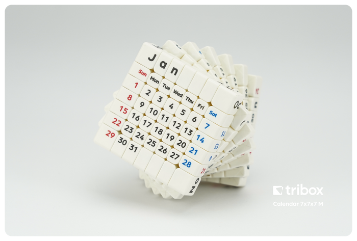 ZCube + Tribox Calendar 7x7 (Magnetic)
