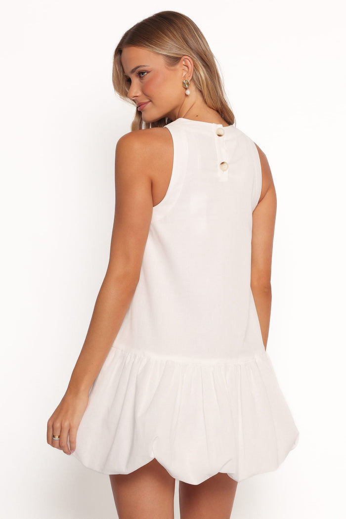 Petal and Pup USA DRESSES Zurich Mini Dress - White (Hold for Rack)